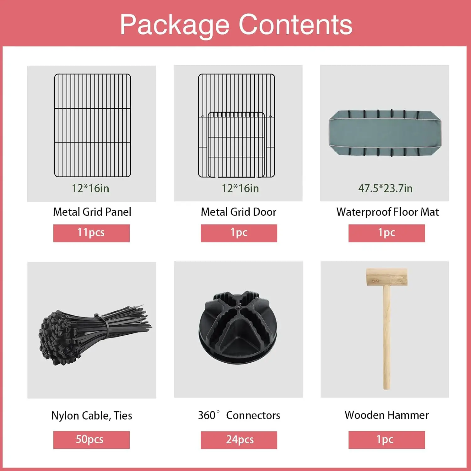 Custom Indoor Outdoor Portable Metal Wire Small Animal Playpen Pet Playpen Cage for Guinea Pigs Puppy Play Pen Bunny Playpen