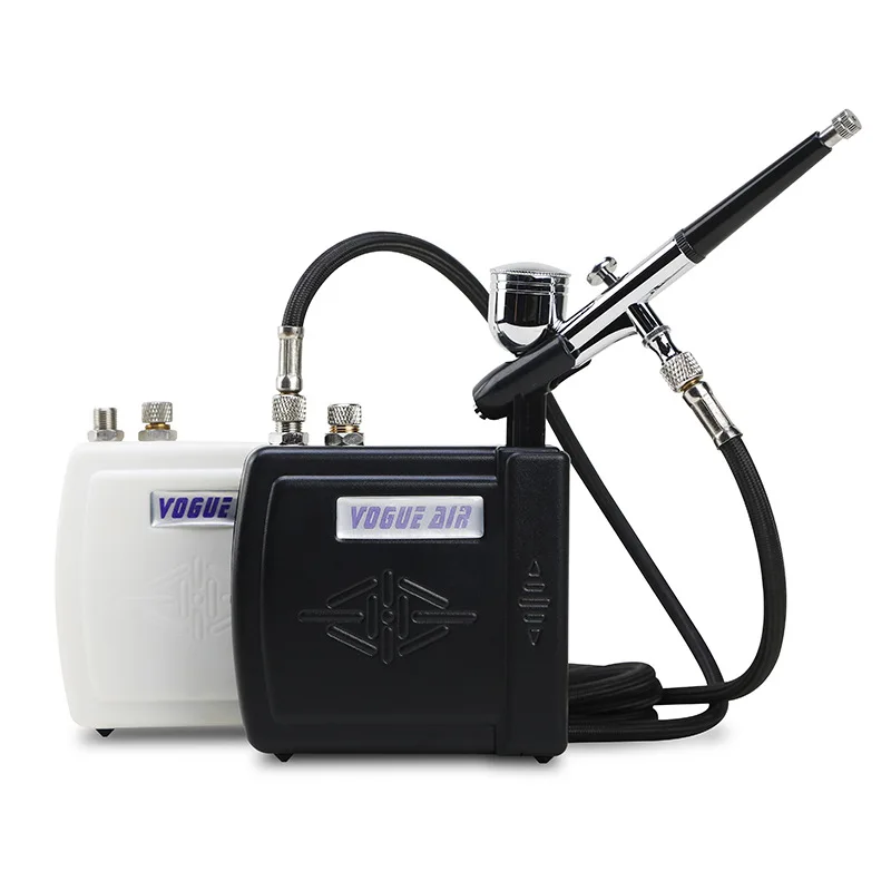 HS08C Home use DIY painting design portable airbrush kit with air compressor Mini  For Model Cake Car Nail  Painting