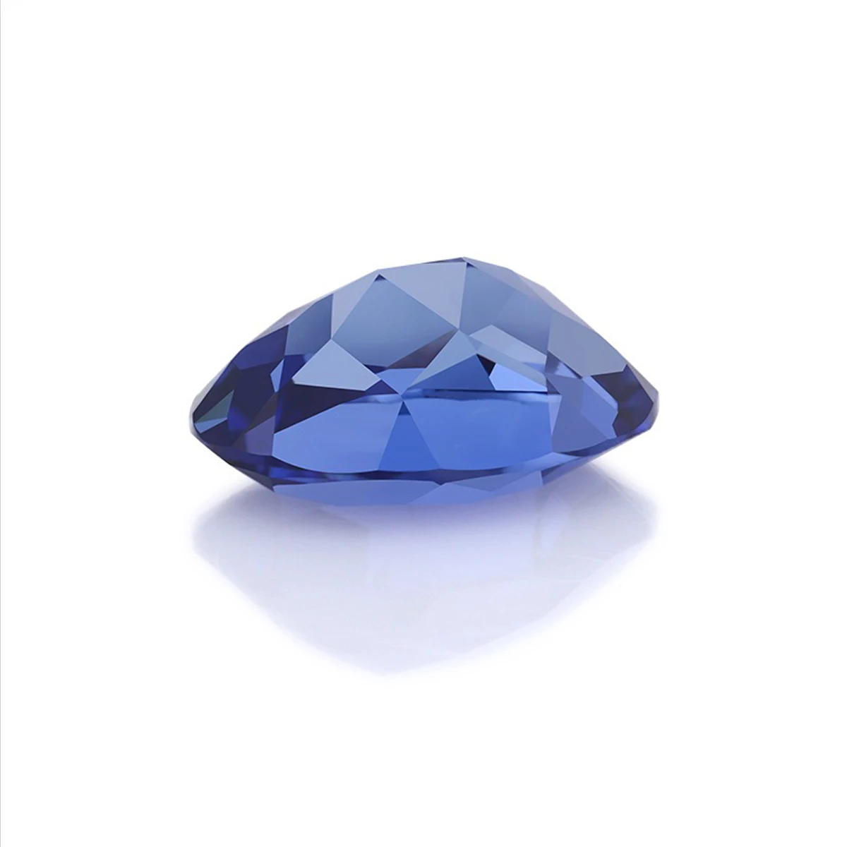 Oval Cut Lab Grown Loose Sapphire Real Hydrothermal Synthetic Royal Blue Sapphire Gemstone Stones