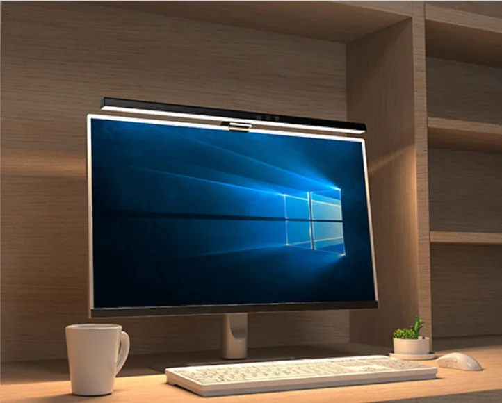 Laptop led smart eye protection clip lamp office reading computer monitor screen hanging lamp