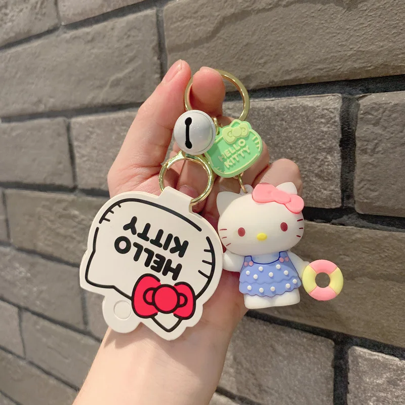 2024 High Quality Sanrio Hello Kitty Keychain Women Girl Bag Car Key chain under dollar Hello Kitty Accessories kawaii