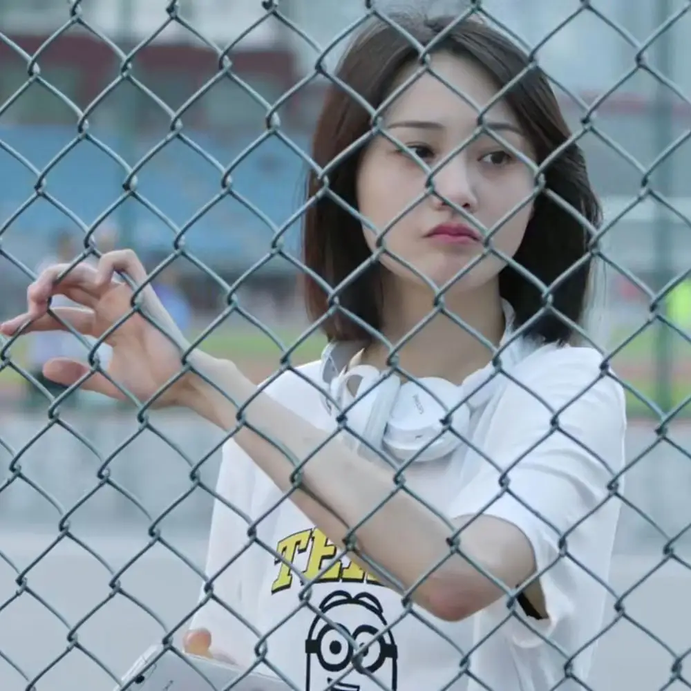 Factory direct sale 8 foot boundary wall pvc coated used wire mesh chain link fence for sale