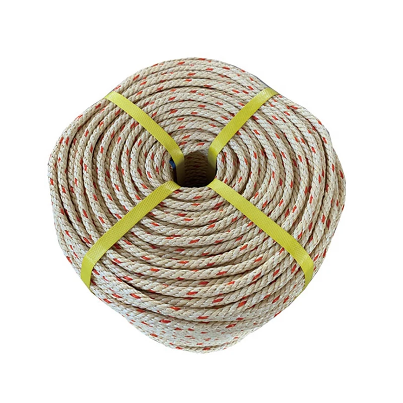 New Products Premium Quality Customizable Color 3/4 Strands Rope Danline Braided Pp Rope