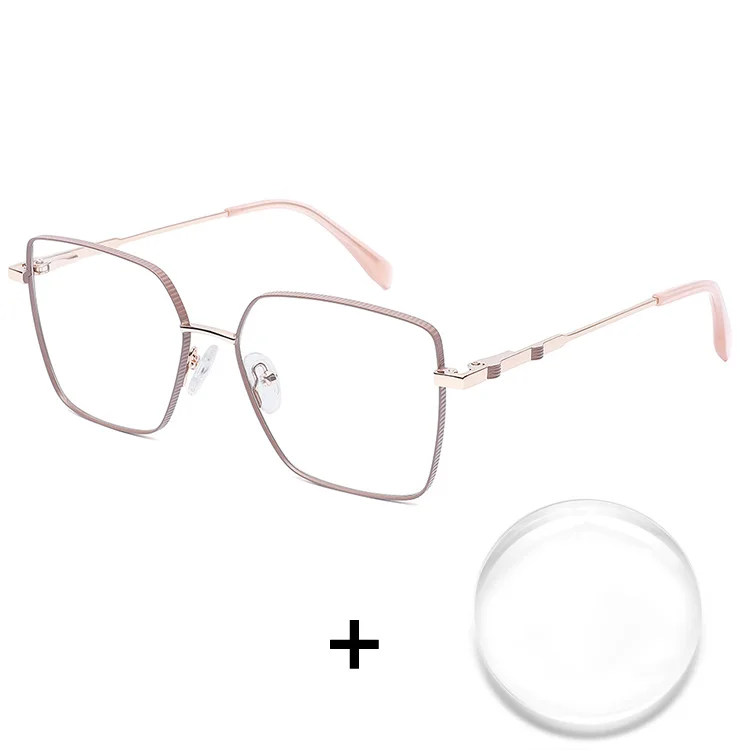8283 металлическая оптическая оправа для очков, очки по рецепту, модный дизайн, очки с защитой от синего света, оправа из сплава с оптическими линзами