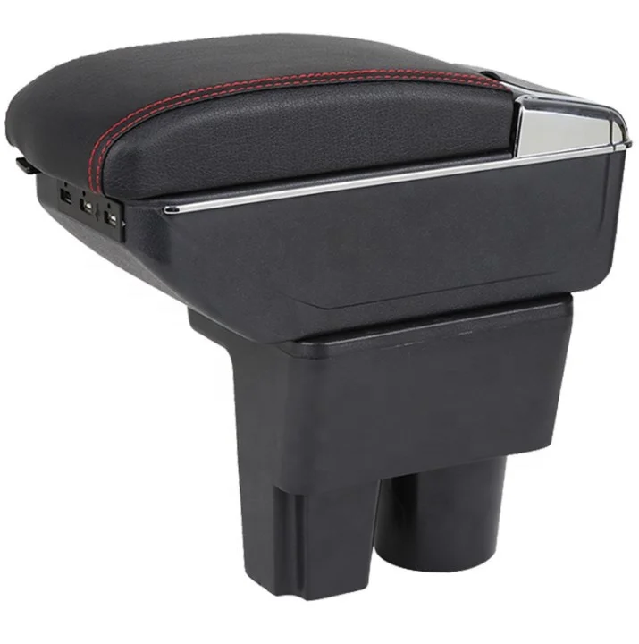 F2019 rance car Interior Center Console Storage Box Armrest Car-Styling Decoration Accessories Parts for New Peugeot 208