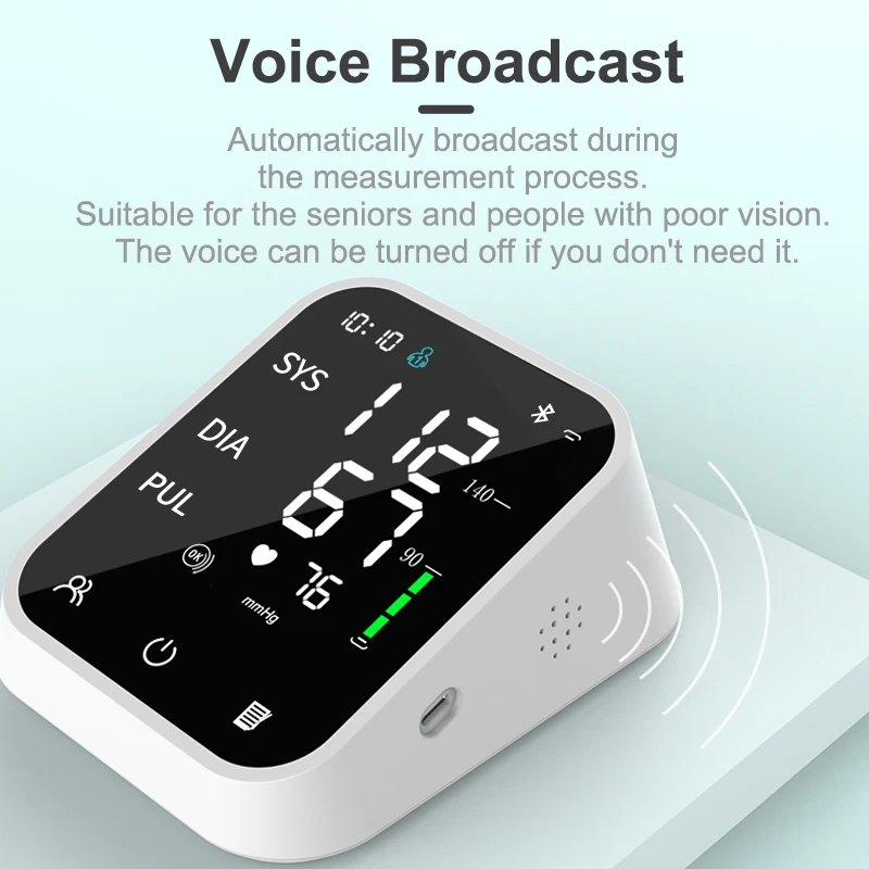 CE ISO Approved Medical Sphygmomanometer Brother BP Monitor Blood Pressure Machine Blue tooth Digital Blood Pressure Monitor