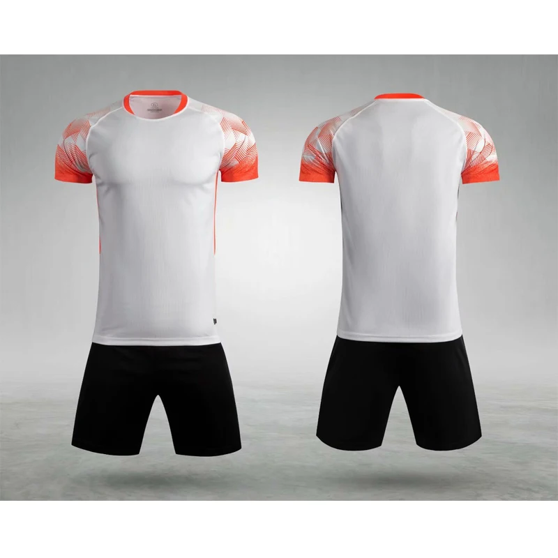 
Online Thai Quality Sublimated Printed Sports Jersey Soccer Training Blank Short Sets Men 