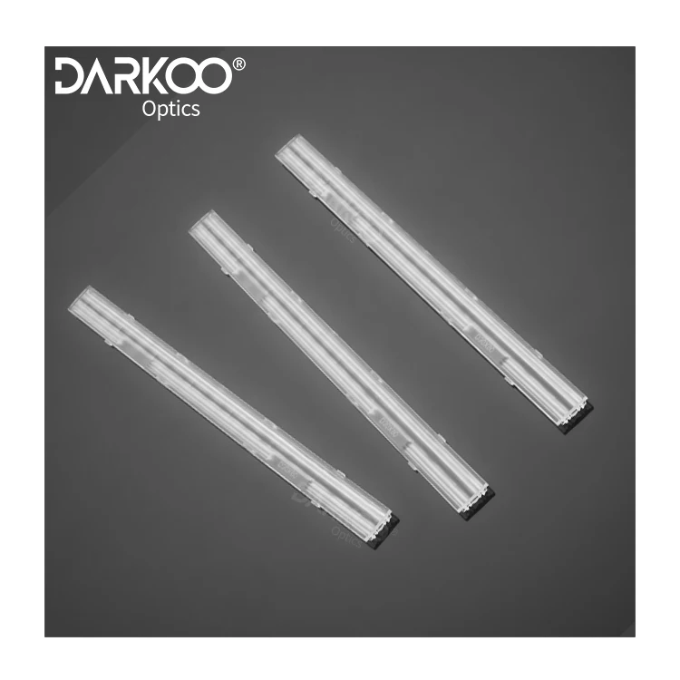 Led Lens for Lighting Fitures Linear Antiglare Anti with Asymmetric Spotlight Fresnel 285Mm Optical