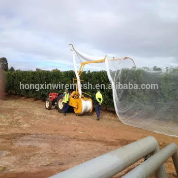 English leno weave structure Anti Hail Net with 0.3MM yarn