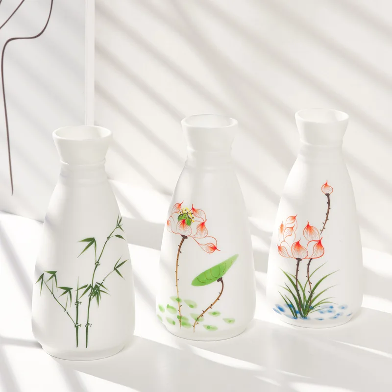 Traditional Chinese Style Hand-painted Vase Home Decoration Flower Porcelain Ceramic Vases