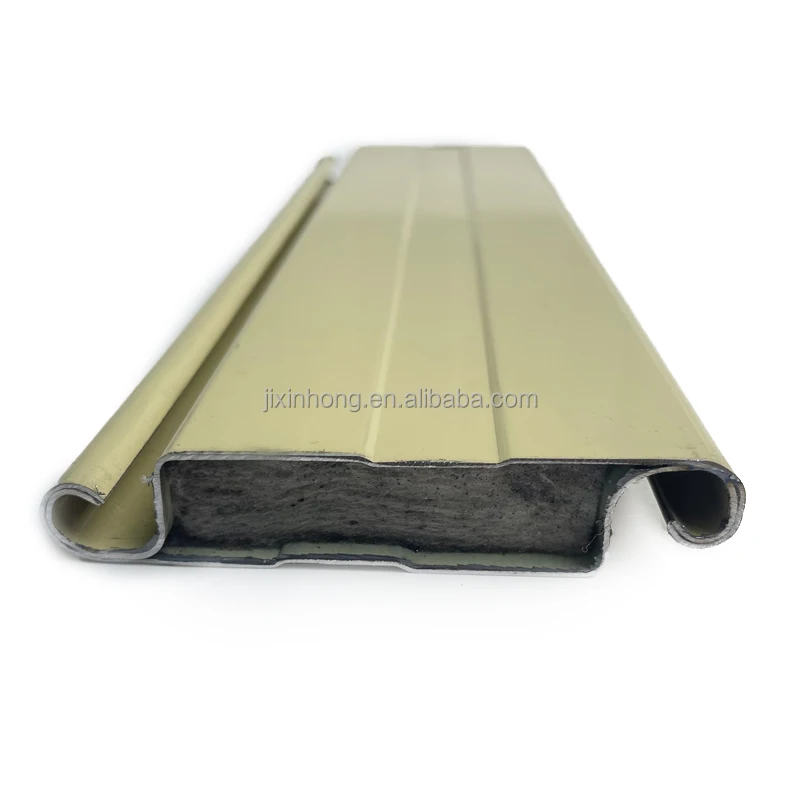 Fire Rated Safety Inorganic Fiber Double Curtain Roller Shutter Slat Curtain Fabric Fireproof Rolling Door