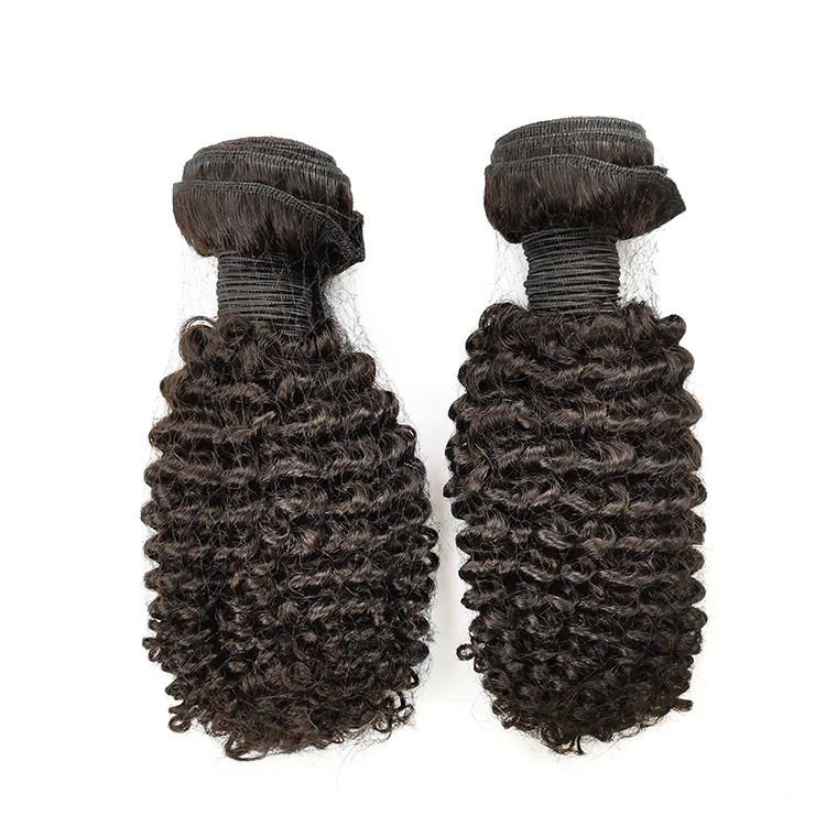 Кудрявые натуральные бразильские человеческие волосы с выравненной кутикулой
