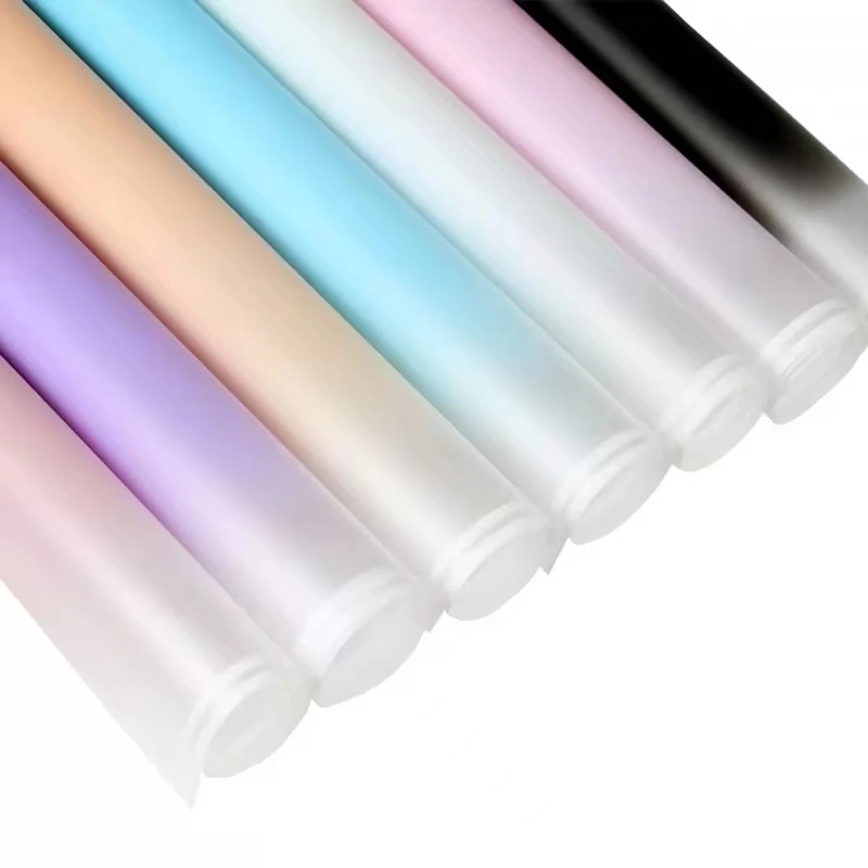 Hot sale wholesale multicolor waterproof flower wrapping paper for matte paper with border