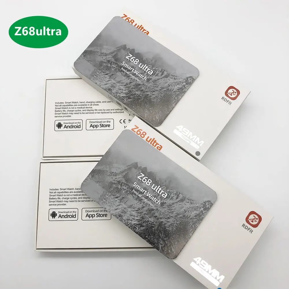 High Quality Z68 ul-tra Smart Watch DT8 HW8 H10 GS8 T900 Pro Max 2.1 Inch NFC Call Heart Rate Monitor Smartwatch