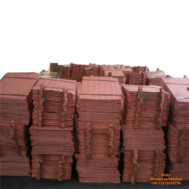 High Purity China Manufacturer 99.99% Pure Electrolytic Copper Cathode for Building Industry