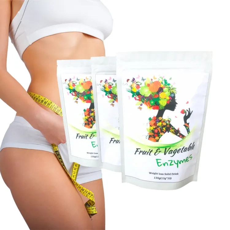 Detox Cleanse Weight Loss Powder Digestive Enzyme Supplement with fruit vegetables Slimming Drink Weight Loss Powder