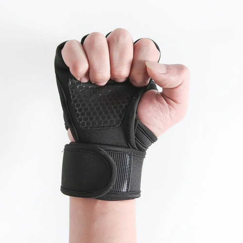 Manufacturer hot sale gym gloves breathable custom logo fitness weight lifting gym men