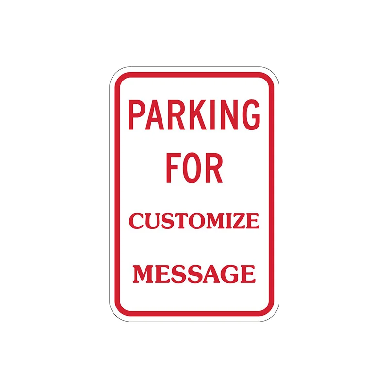 Reflective sticker traffic Buses Only Parking wall decor Sign which can Add Timings and aluminum sign cabinets