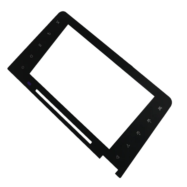 custom cut screen print tempered lcd cover glass