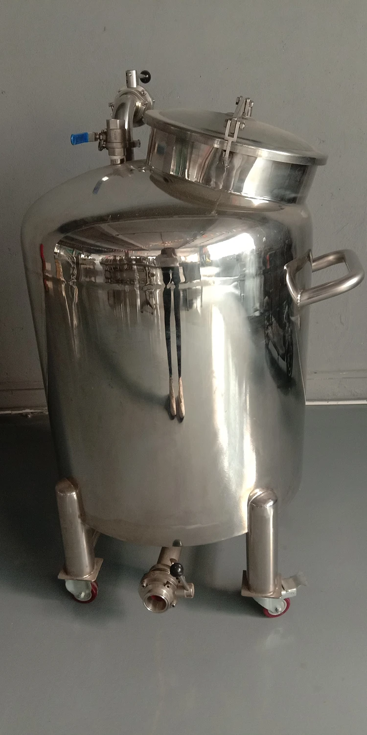 Stainless steel cosmetic storage tank milk storage tank