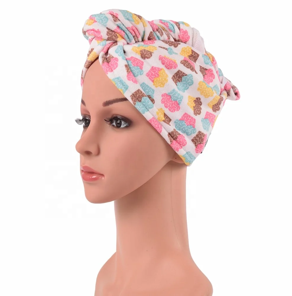 
Суперлегкий тюрбан для волос из микрофибры с принтом 
