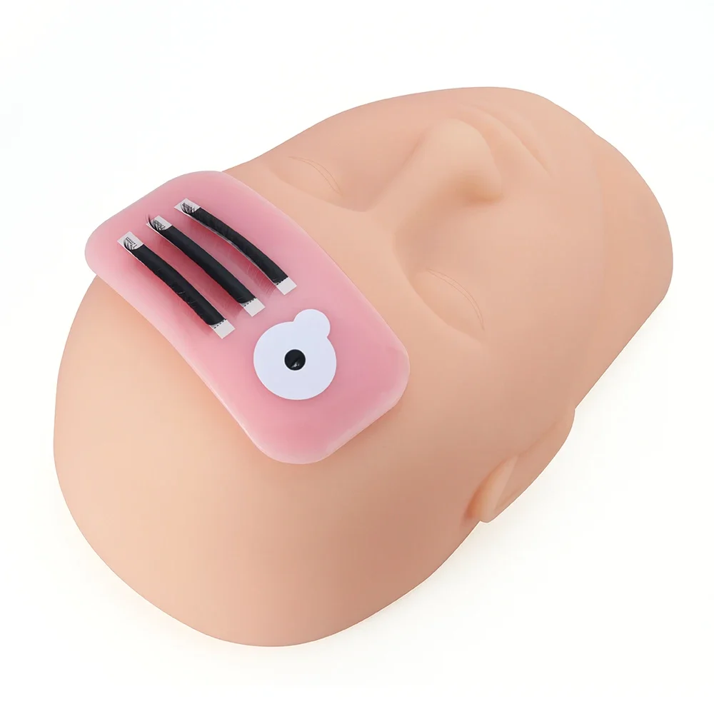 Оптовая цена, тушь для ресниц, утолщенная розовая Подставка для ресниц, силиконовая подушка для ресниц, подушка для цветения ресниц