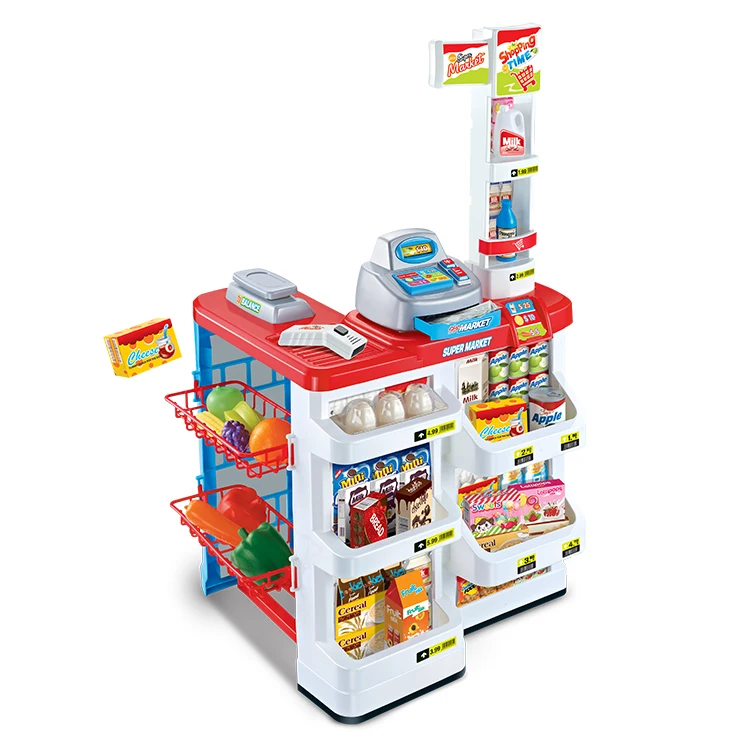  CPSTOYS игрушки для кухни и супермаркета 1 шт. с тележкой ролевых игр на