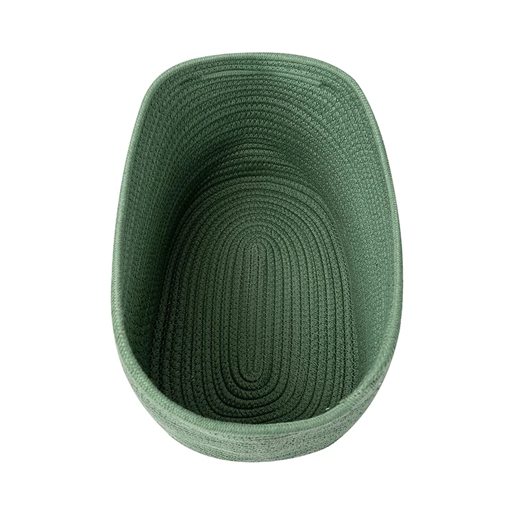 Cotton rope laundry storage baskets storage holders racks home small storage & organization