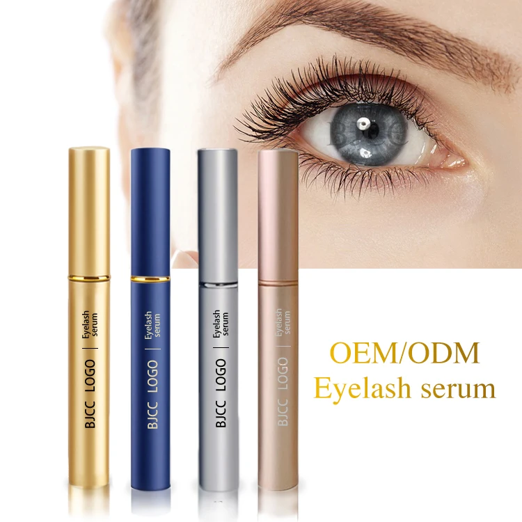Made In USA Customized Label Pink Organic Lengthening Thicker Longer Double Premium Logo FEG Enhancer Growth Eye Lash Serum