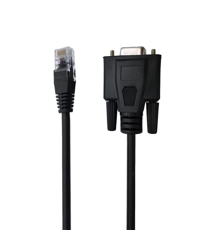 RJ45 мужчина к 9 Pin DB9 Женский маршрутизатор кабель конвертер