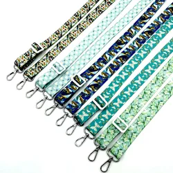 OEM Custom Logo Polyester genuine leather cartoon Lanyards Key Chain Holder