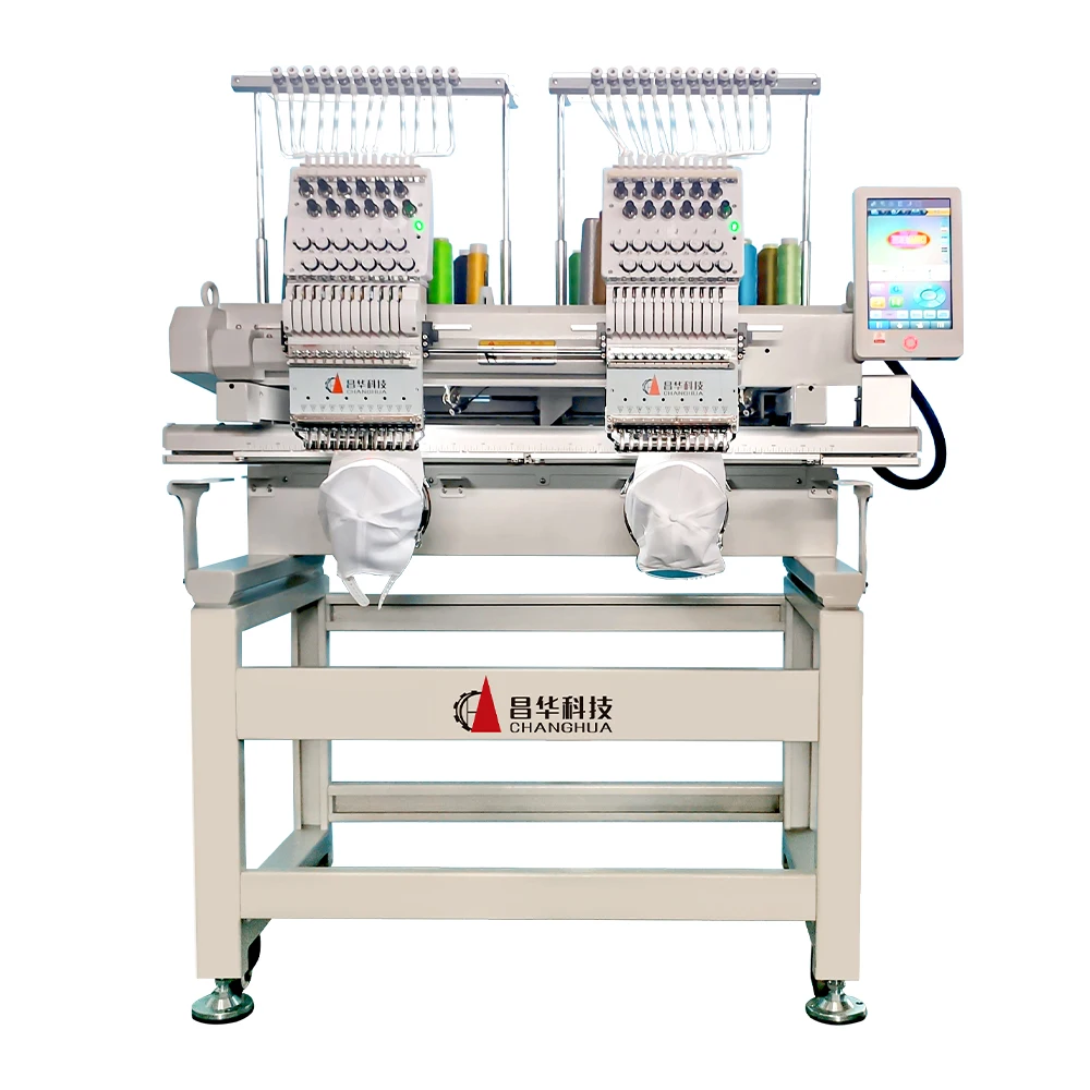 Китай OEM 2 головки компьютер 15 иглы для вышивальной машины Yuemei подержанные продажи