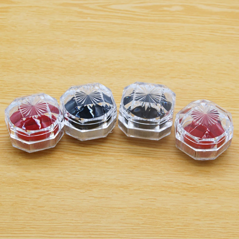 Customized Transparency Travel Size Handmade Gift Packaging Clear Plastic Jewelry Boxes for Rings