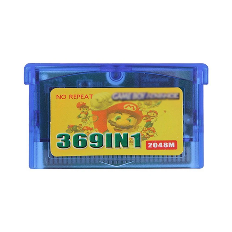 369 в 1 карточка для видеоигр Nintendo GBA/gba Sp/ndsl игровая