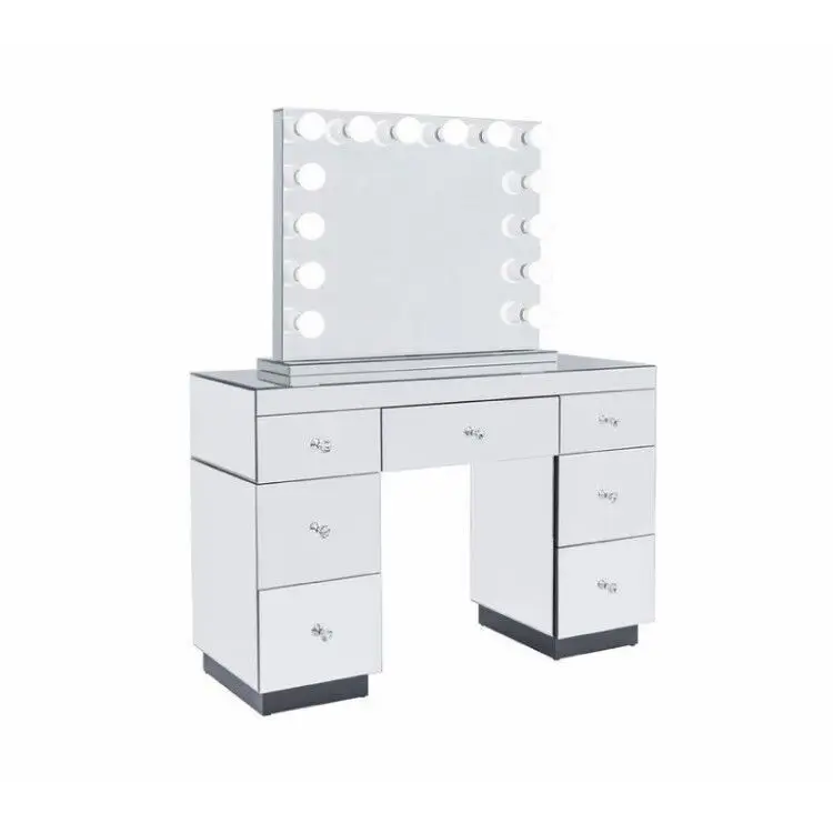 Makeup Cosmetic Cheap With Lighted Mirror Makeup Vanity Table