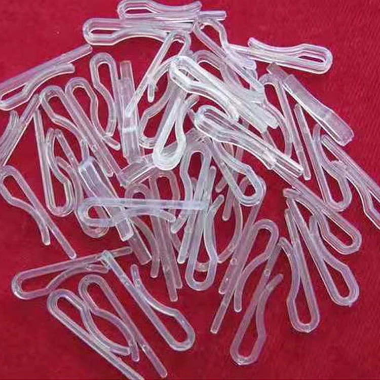 Eco-friendly Clear Plastic Shirt Sleeve Packaging Clips For Garment Accessories