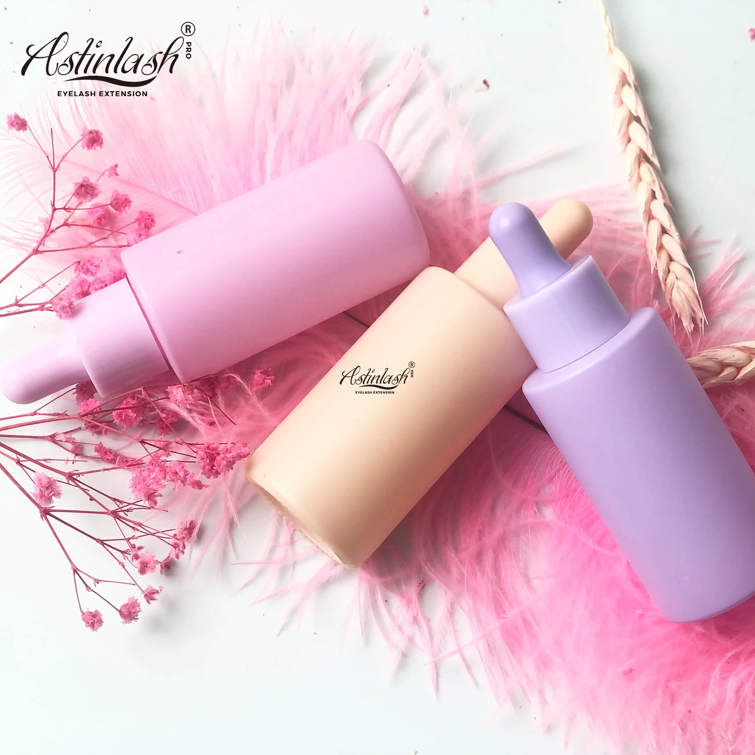 Wholesale Empty 30ML Pink Bottles for Super Bonder Eyelash Extensions Manufacturers Private Label