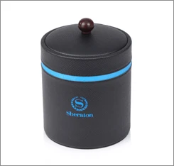 
office folder service directory holder ,black &blue faux leather cover holder for 5-star hotel, restaurant, villa guest room 