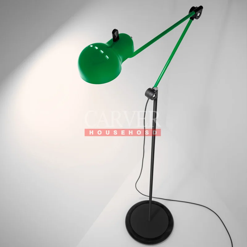 black home reading floor lamp Red Office Simple Floor Lamp