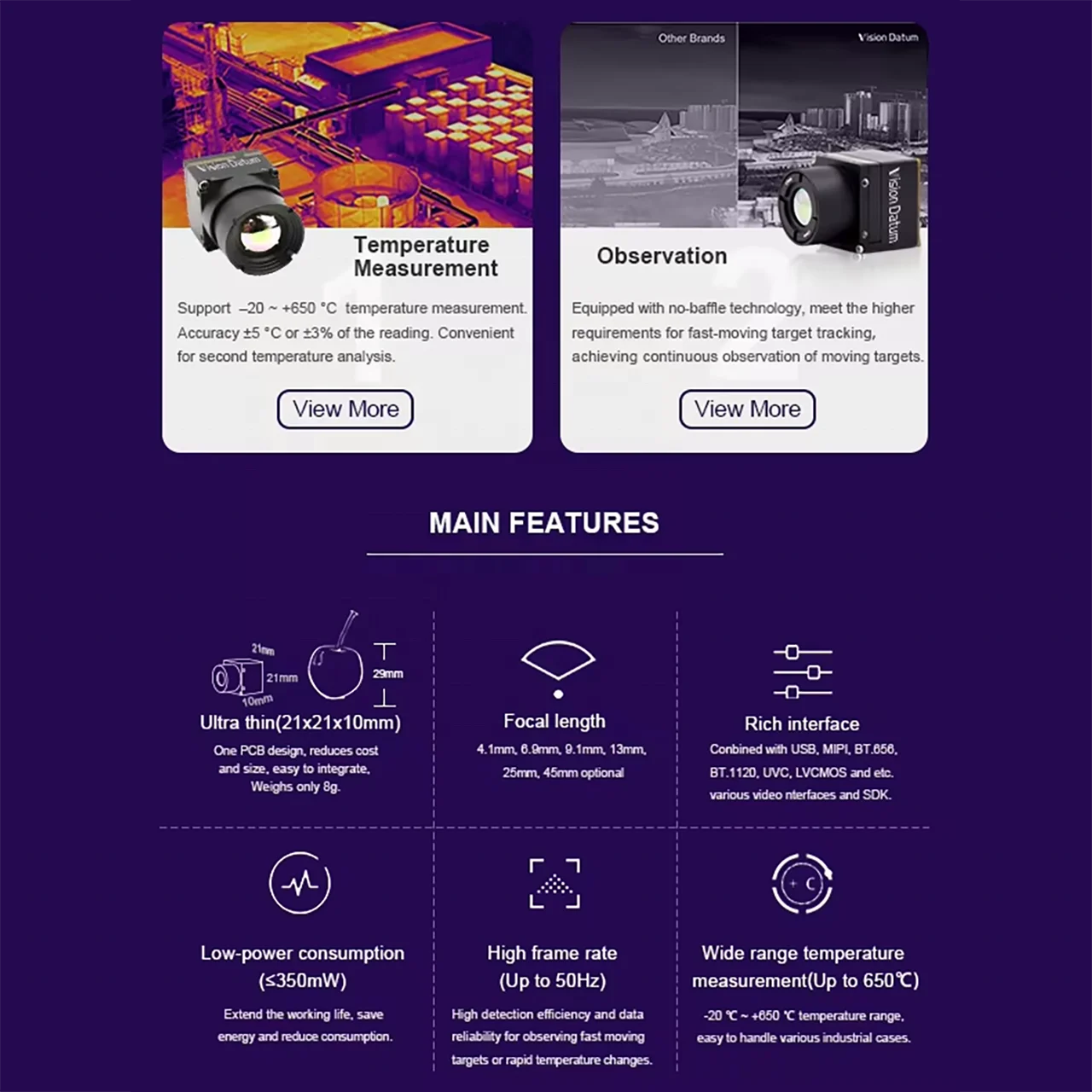 Pro 384x288 50Hz 25Hz Analog Video LWIR Night Vision Flir Thermal Imaging Camera Module For Fire Safety