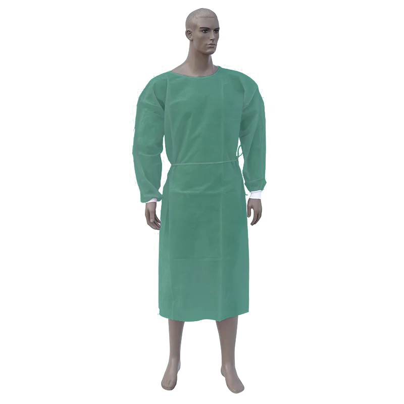 Disposable Pink Coated Gowns for Isolation Medical Protective Clothes