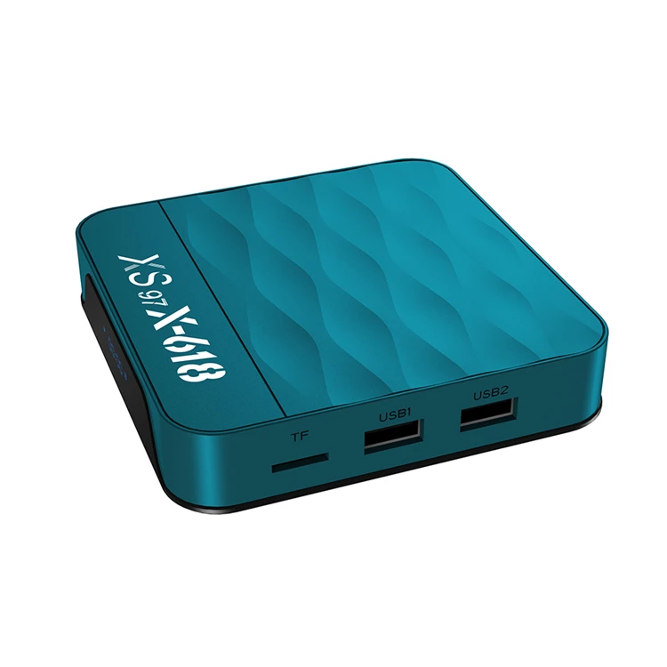 XS97 X-618 4 Гб 32 Android Tv Box 12 0 Smart TVBox H618 четырехъядерный 2 г/5 ГГц Wifi HDR 4K H.265 медиаплеер приставка