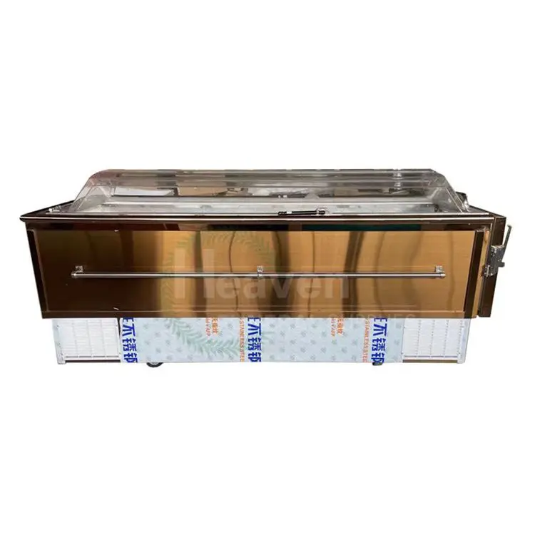 Chinese Brand Good Refrigeration Effect Crystal Ice Coffin Mortuary Freezer Refrigerator