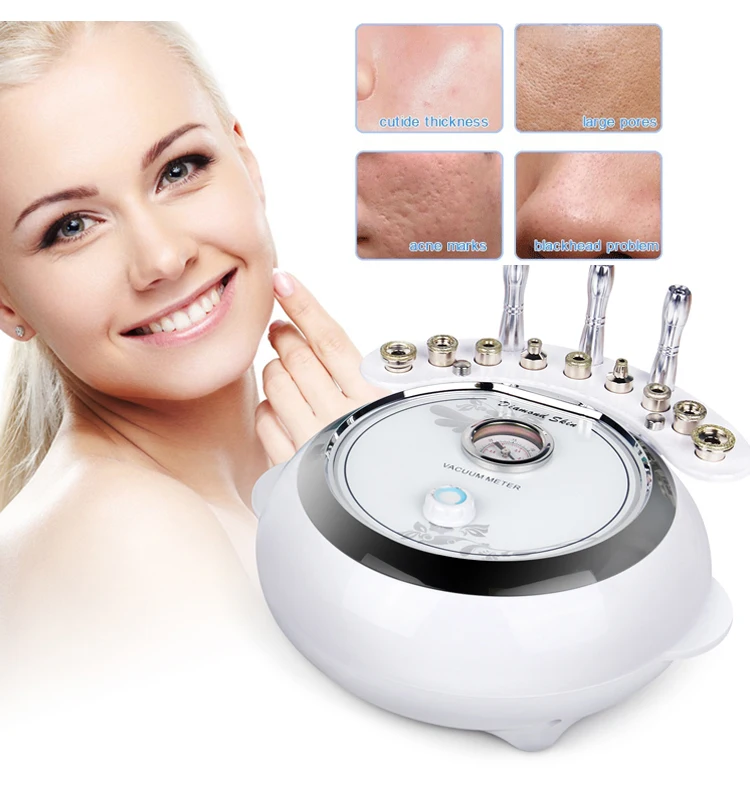 2024 Multifunction Hydra Diamond Dermabrasion RF Deep Cleansing Scrubber Device Anti-Wrinkle Skin Rejuvenation