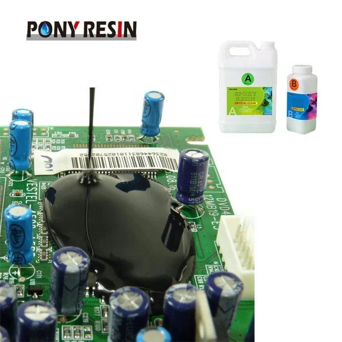 Black Epoxy Potting Glue for Electronic Component Epoxy Resin AB Adhesive