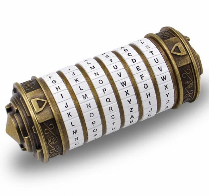 Davinci Code Cryptex Password Lock IQ головоломка Романтический Забавный подарок для друга Juegos De Ingenio Rompecabezas