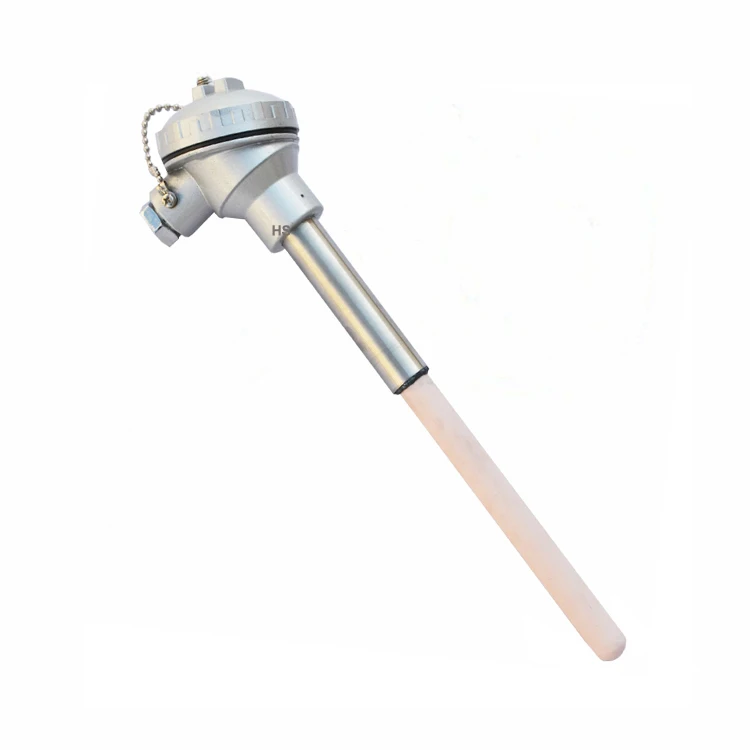 K Type Stainless Steel Ceramic Sheath Protecting Tube Thermocouple