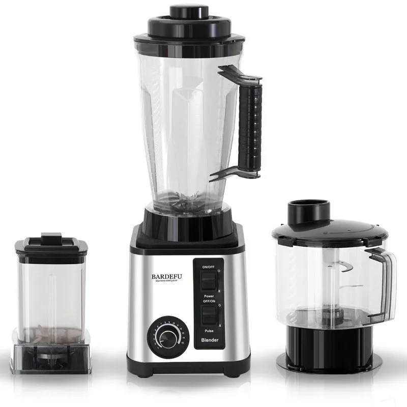 Glass Cup Electric Multi-functional Fresh Juice Blender With Grinder