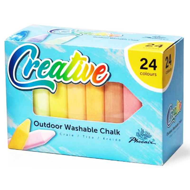 New design color 24 Chalk Set Painting color Soft Pastel pass EN71 ASTM test