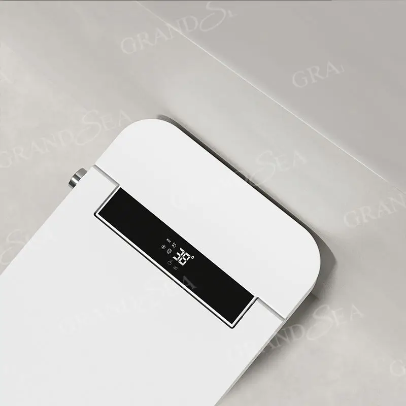 Luxury Floor-Standing Automatic Tankless Smart Bidet Flush Toilet with Smart Care Wash Nozzle with Remote Control